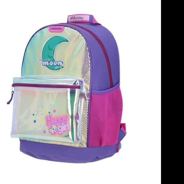 MOCHILA PRIMARIA NIÑA HAPPY HG64554-IHG65957-3 CHENSON PZA